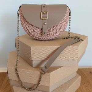 TOREBKA MIA – CIASTECZKO WYKOŃCZENIE KAWA – PASEK Z ŁAŃCUSZKIEM