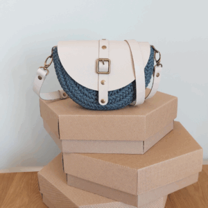 TOREBKA MIA – SZAŁWIA WYKOŃCZENIE JASNY BEŻ – PASEK REGULOWANY