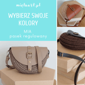 TOREBKA MIA REGULOWANY PASEK – WYBIERZ SWOJE KOLORY